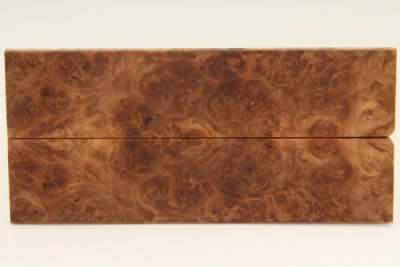 Plaquettes pour la coutellerie, Loupe d'Aulne stabilisée naturelle, ref:PLpAuls69685na