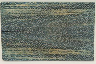 Plaquettes pour la coutellerie, Platane stabilisé bleu, ref:PPLTs69736b