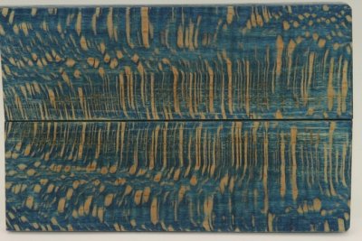Plaquettes pour la coutellerie, Platane stabilisé bleu, ref:PPLTs69737b