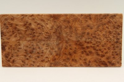 Plaquettes pour la coutellerie, Ronce de Thuya du Maroc, ref:PLpTM69793