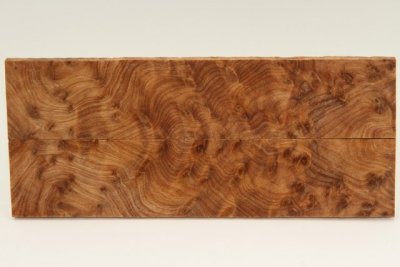 Plaquettes pour la coutellerie, Ronce de Thuya du Maroc, ref:PLpTM69791