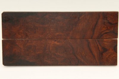 C-Plaquettes pour la coutellerie, loupe de Bois de fer d'Arizona, ref:PLpBF69877