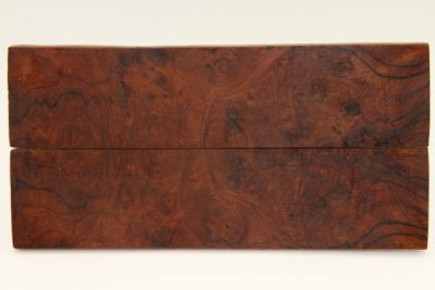 C-Plaquettes pour la coutellerie, loupe de Bois de fer d'Arizona, ref:PLpBF69876