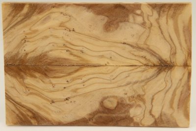 Plaquettes pour la coutellerie, loupe d'Olivier, ref:PLpO70066
