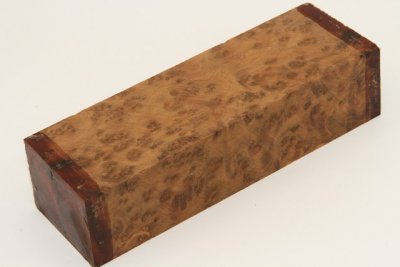 Bloc pour la coutellerie, Ronce de Thuya du Maroc, ref:BLpTM70162