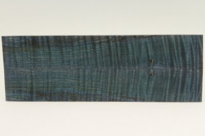 Chasse de rasoir, Erable sycomore ond&eacute; stabilis&eacute; bleu, ref:RAESOs70200b