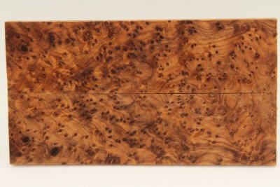 Plaquettes pour la coutellerie, Ronce de Thuya du Maroc, ref:PLpTM70324