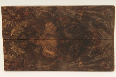 Plaquettes pour la coutellerie, loupe de Chechen stabilisé naturel, ref:PLpChchs70366
