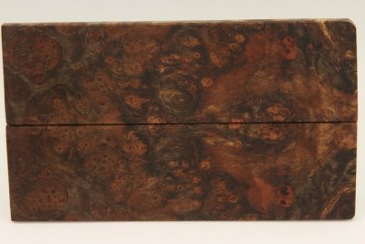 Plaquettes pour la coutellerie, loupe de Chechen stabilisé naturel, ref:PLpChchs70367
