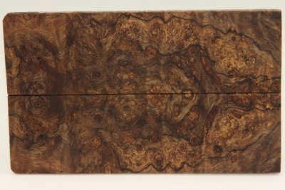 Plaquettes pour la coutellerie, loupe de Chechen stabilisé naturel, ref:PLpChchs70370