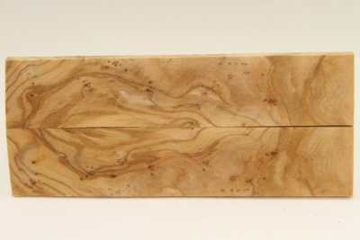 Plaquettes pour la coutellerie, loupe d'Olivier, ref:PO70405