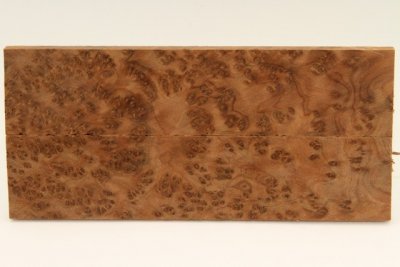 Plaquettes pour la coutellerie, Ronce de Thuya du Maroc, ref:PLpTM70794