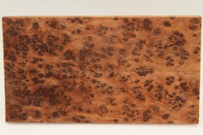Plaquettes pour la coutellerie, Ronce de Thuya du Maroc, ref:PLpTM70800