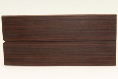 Plaquettes pour la coutellerie, Palissandre de Santos noir, ref:PPalDS70820