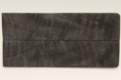 Plaquettes pour la coutellerie, Loupe de Peuplier stabilisée noire, ref:PLpPEs70905nr