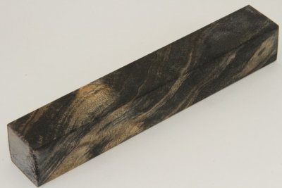 Carrelet à stylo, Loupe de Peuplier stabilisée noire, ref:SLpPEs70912nr