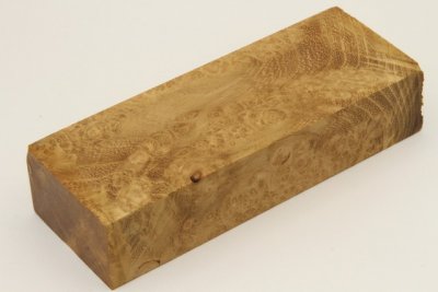 Bloc pour la coutellerie, loupe d'Acacia, ref:BLpAc70921