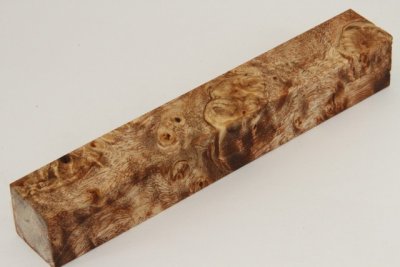 Carrelet à stylo, Loupe de Peuplier stabilisée marron, ref:SLpPEs70982ma