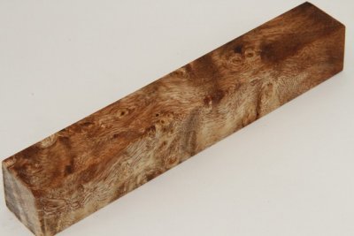 Carrelet à stylo, Loupe de Peuplier stabilisée marron, ref:SLpPEs70983ma