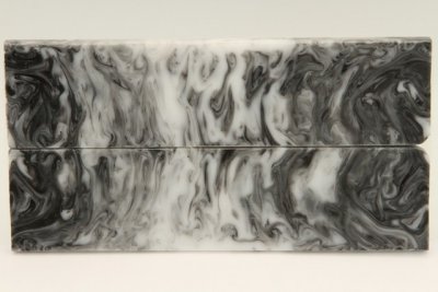 Plaquettes pour la coutellerie, résine noire, ref:PRR71059