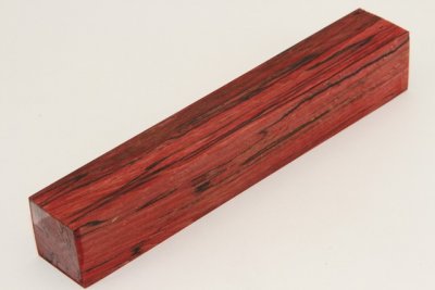 Carrelet à stylo, Hêtre échauffé stabilisé rouge, ref:SHs71174r