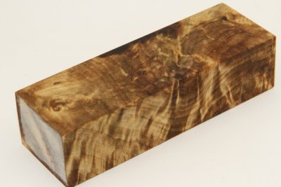 Bloc pour la coutellerie, Loupe de Peuplier stabilisé naturel, ref:BLpPEs71298na