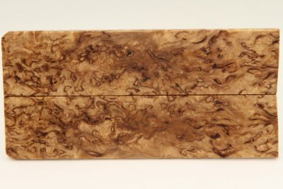 Plaquettes pour la coutellerie, Bouleau de Carélie stabilisé naturel, ref:PBMs71320na