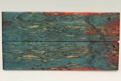 Plaquettes pour la coutellerie, Bouleau de Carélie stabilisé multicolore, ref:PBMs71384mu