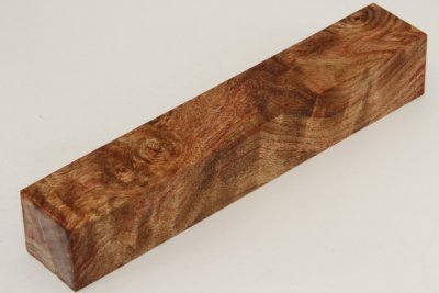 Carrelet à stylo, Loupe de Peuplier stabilisée marron, ref:SLpPEs71577ma