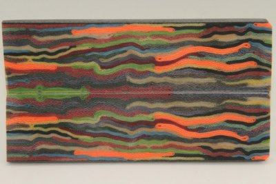 Plaquettes de Micarta Prémium, motif Strates, ref:PMicSt71744