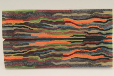 Plaquettes de Micarta Prémium, motif Strates, ref:PMicSt71746