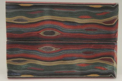 Plaquettes de Micarta Prémium, motif Strates, ref:PMicSt71749