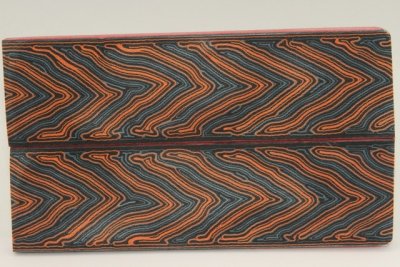 Plaquettes de Micarta Prémium, motif Labyrinthe, ref:PMicLa71756