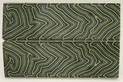 Plaquettes de Micarta Prémium, motif Labyrinthe, ref:PMicLa71760