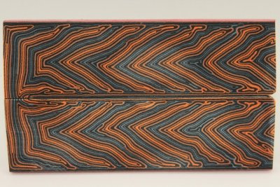 Plaquettes de Micarta Prémium, motif Labyrinthe, ref:PMicLa71757