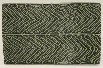 Plaquettes de Micarta Prémium, motif Labyrinthe, ref:PMicLa71761