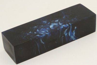 Bloc pour la coutellerie, résine bleue, ref:BRR71767