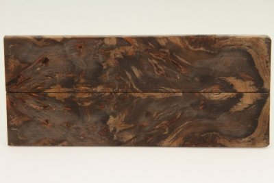 Plaquettes pour la coutellerie, Loupe d'Aulne stabilisée noire, ref:PLpAuls71880nr