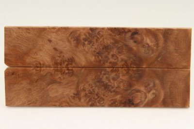 Plaquettes pour la coutellerie, Loupe d'Aulne stabilisée naturelle, ref:PLpAuls71883na