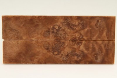 Plaquettes pour la coutellerie, Loupe d'Aulne stabilisée naturelle, ref:PLpAuls71884na