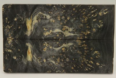 Plaquettes pour la coutellerie, Loupe d'Erable Négundo stabilisé noir, ref:PLpErs71897nr