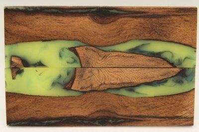 Plaquettes pour la coutellerie, Cep de Vigne + résine variée, ref:PRCV71935