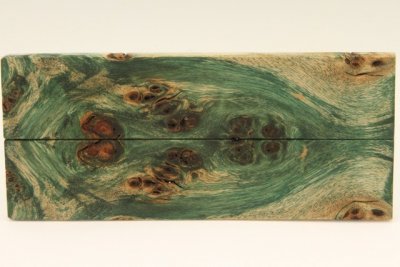 Plaquettes pour la coutellerie, Loupe de Peuplier stabilisée vert, ref:PLpPEs71956ve