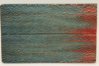 Plaquettes pour la coutellerie, Platane stabilisé multicolore, ref:PPLs71960mu