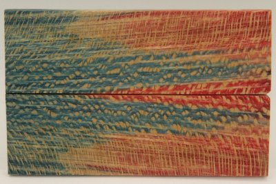 Plaquettes pour la coutellerie, Platane stabilisé multicolore, ref:PPLs71962mu