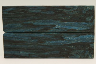Plaquettes pour la coutellerie, Hêtre échauffé stabilisé bleu, ref:PHs72194b