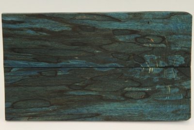 Plaquettes pour la coutellerie, Hêtre échauffé stabilisé bleu, ref:PHs72195b