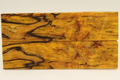 Plaquettes pour la coutellerie, Bouleau de Car&eacute;lie &eacute;chauff&eacute; stabilis&eacute; jaune, ref:PBMs72289j