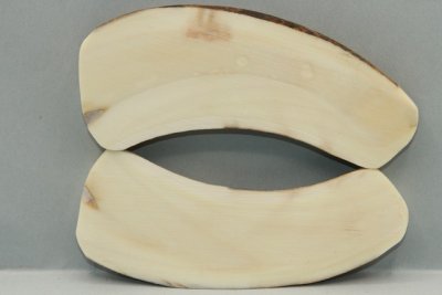 A-Plaquettes pour la coutellerie, défense de phacochère, ref:PPHACO72312