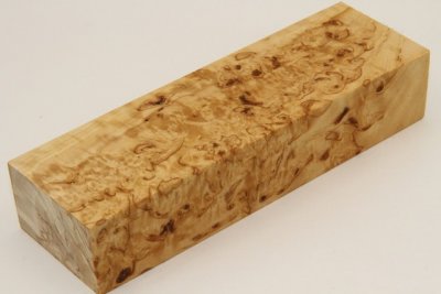 Bloc pour la coutellerie, Bouleau madr&eacute;, ref:BBM72391